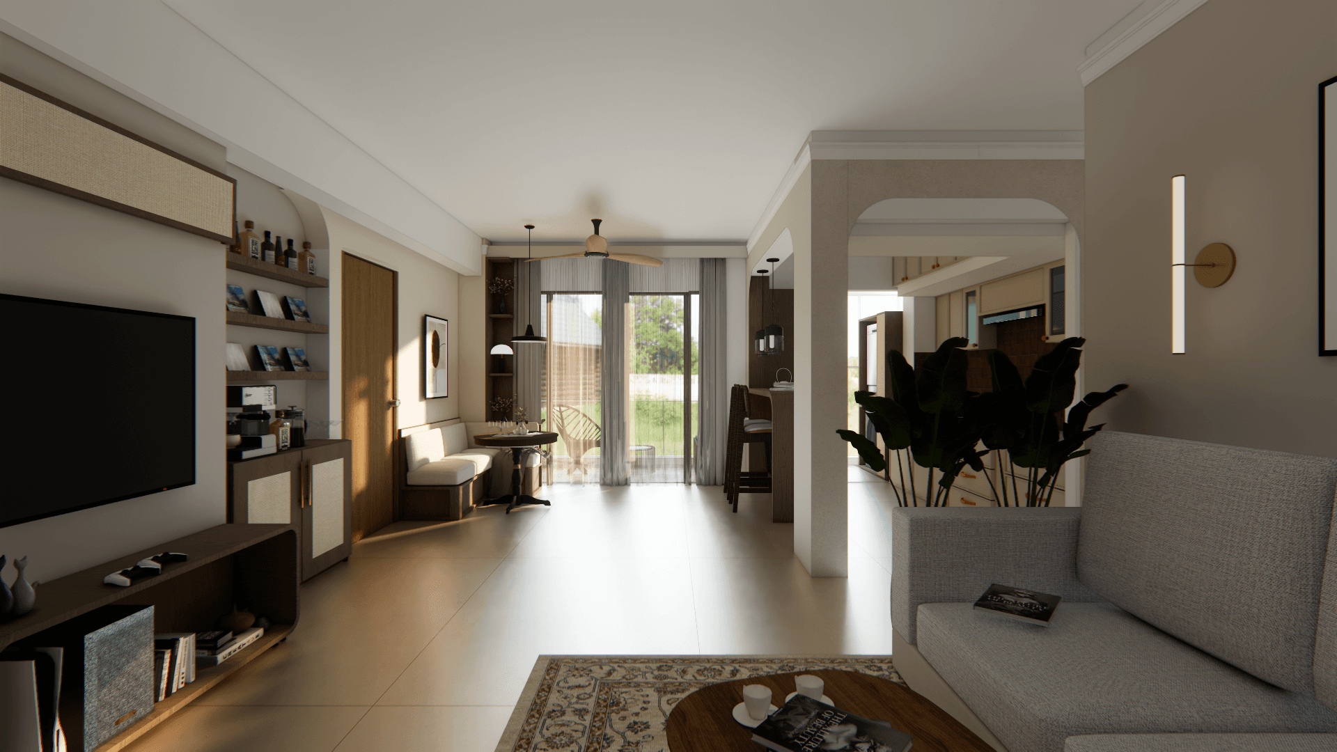Project thumbnail image showcasing a modern interior design.