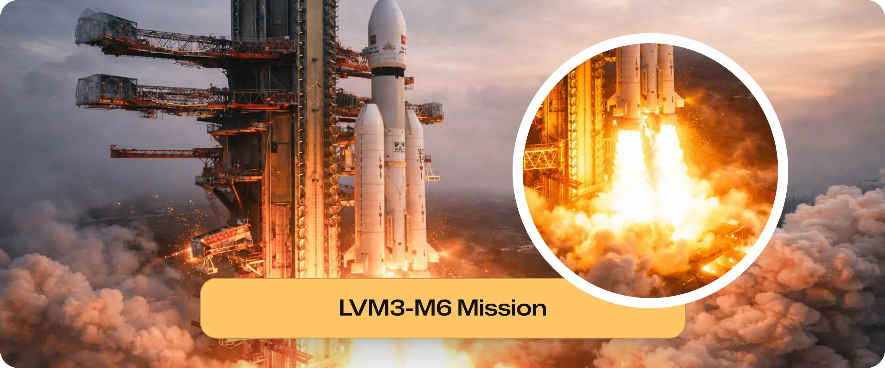 ISRO LVM3-M6 Mission