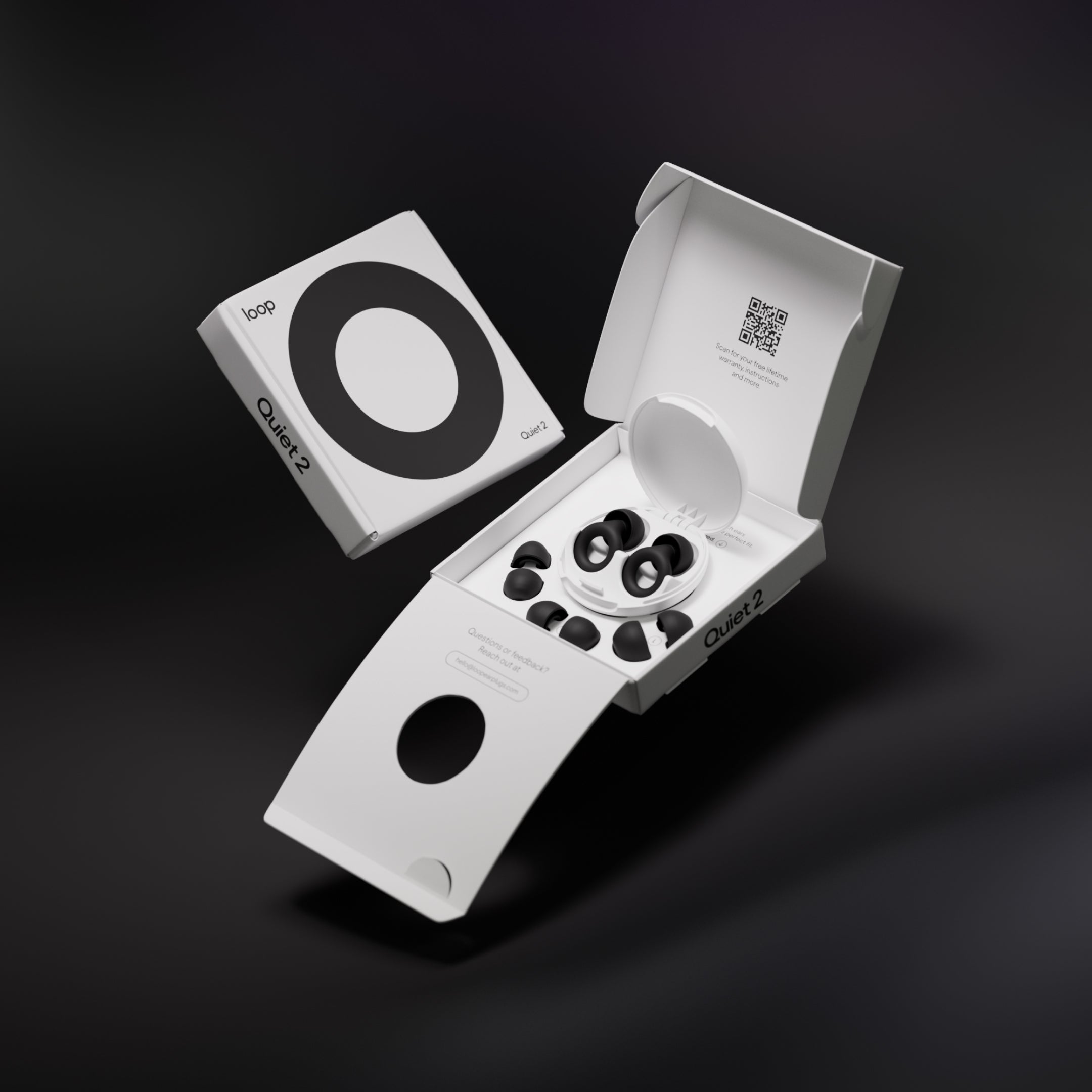 Quiet 2 Earplug packaging