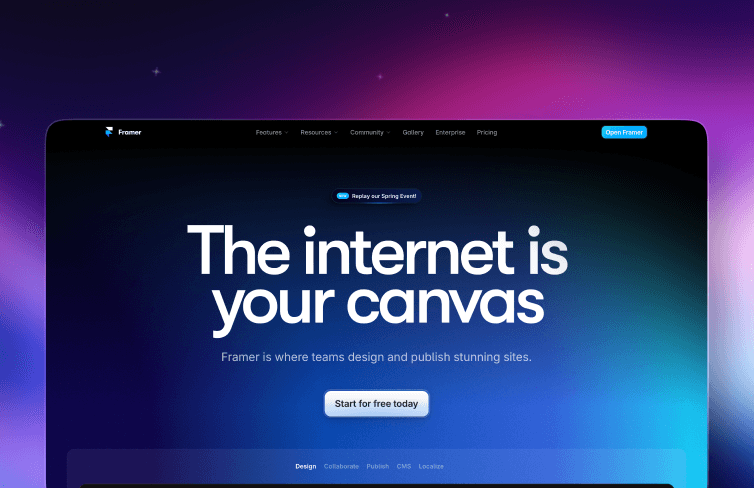 Framer Website Image