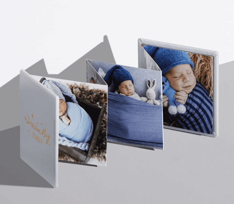 mini álbum de fotos de recién nacido
