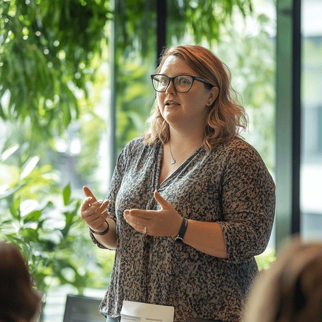 Unsere Kundenbetreuuerin bei unserem Team Spaziergang im Hunsrück