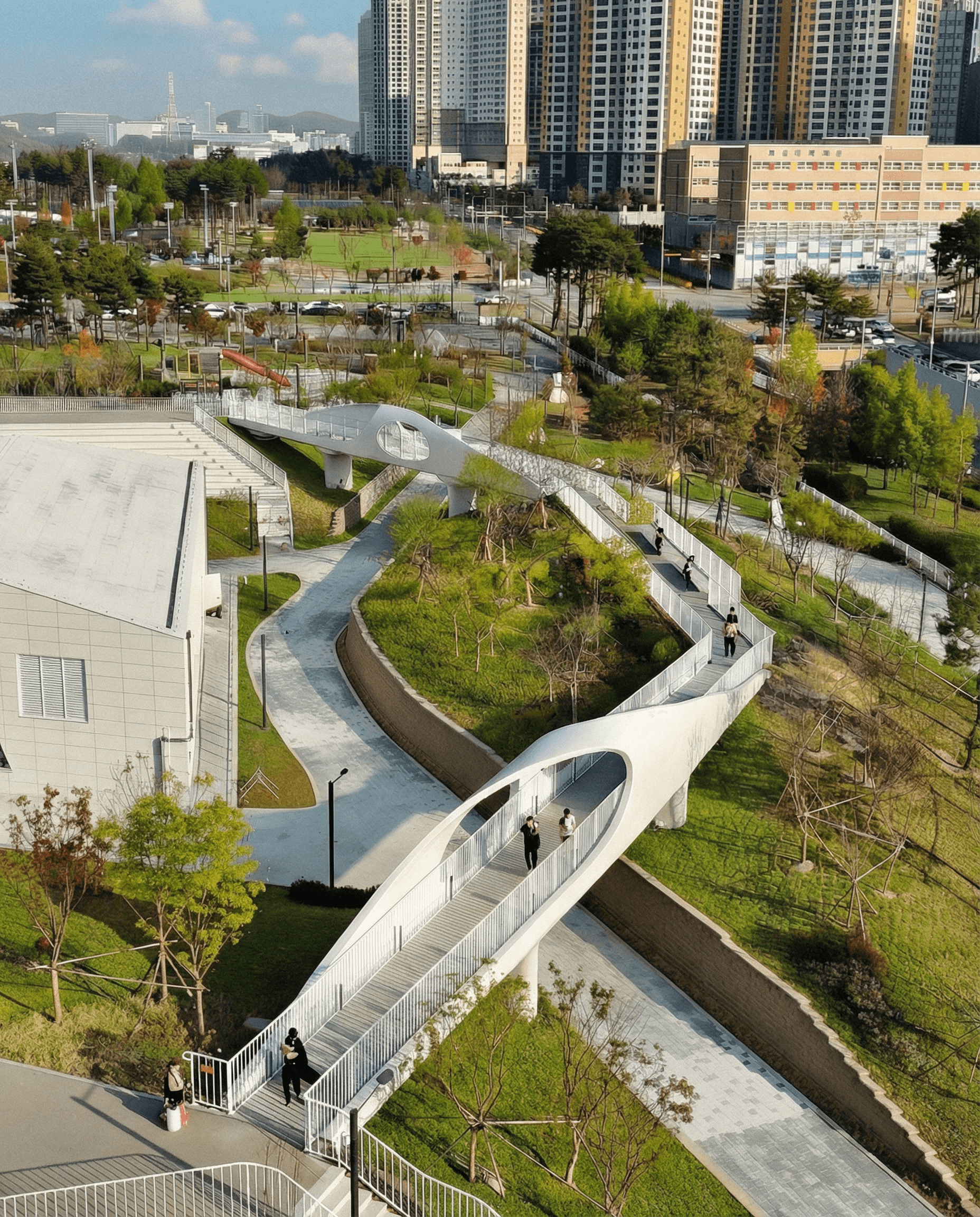 Crumpled metalic tube.