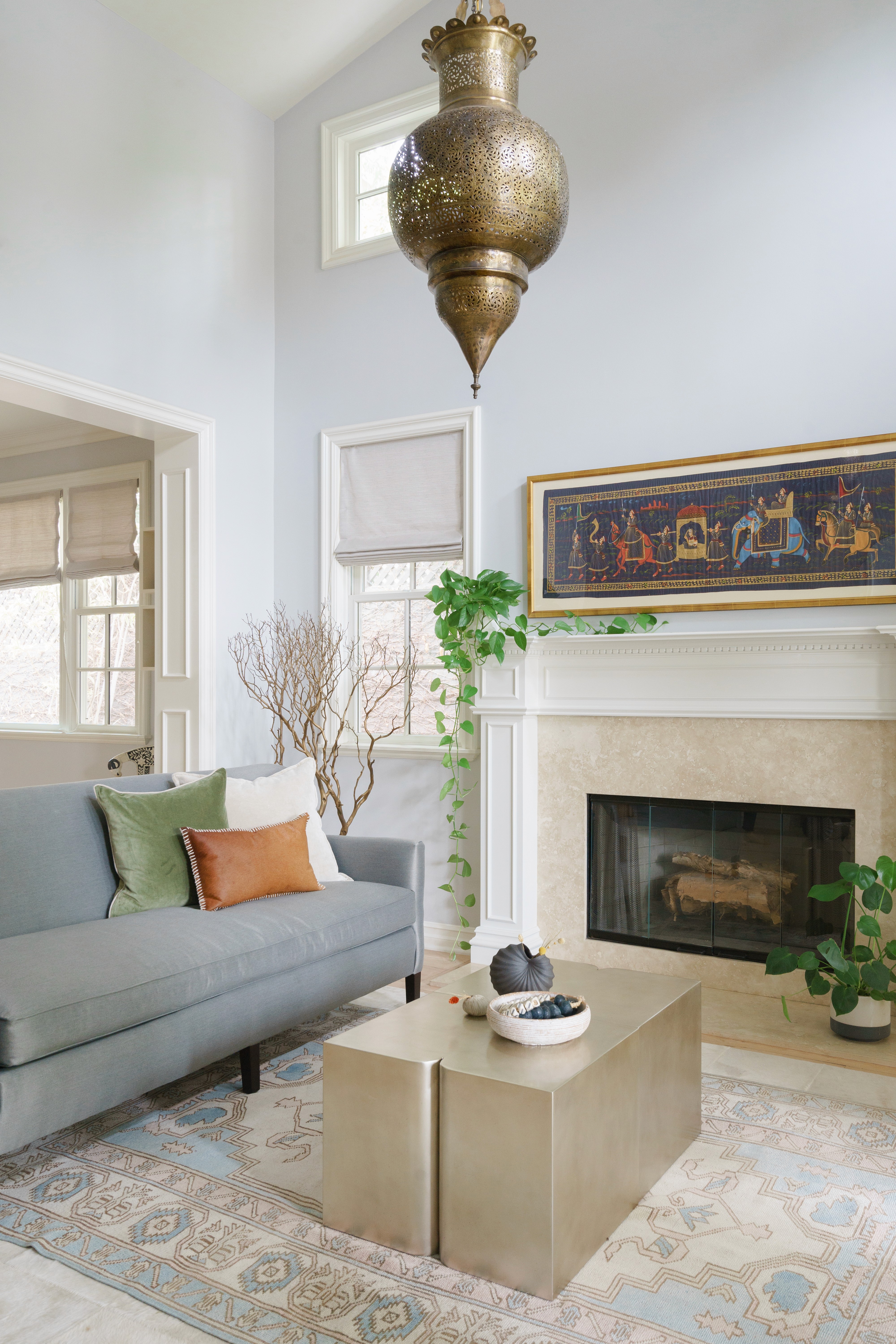 Transitional refresh formal living room by Ventura & Los Angeles interior designer Jubilee Interiors