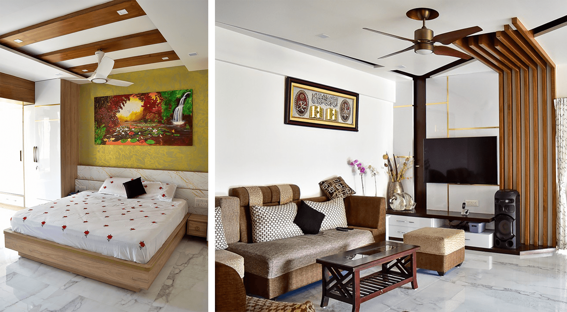 open space living room
