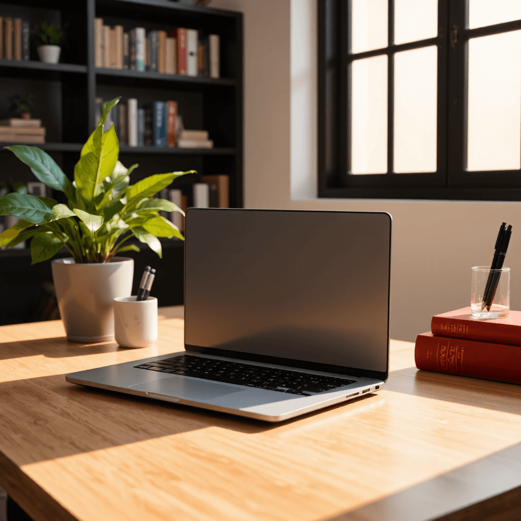 product photography of laptop