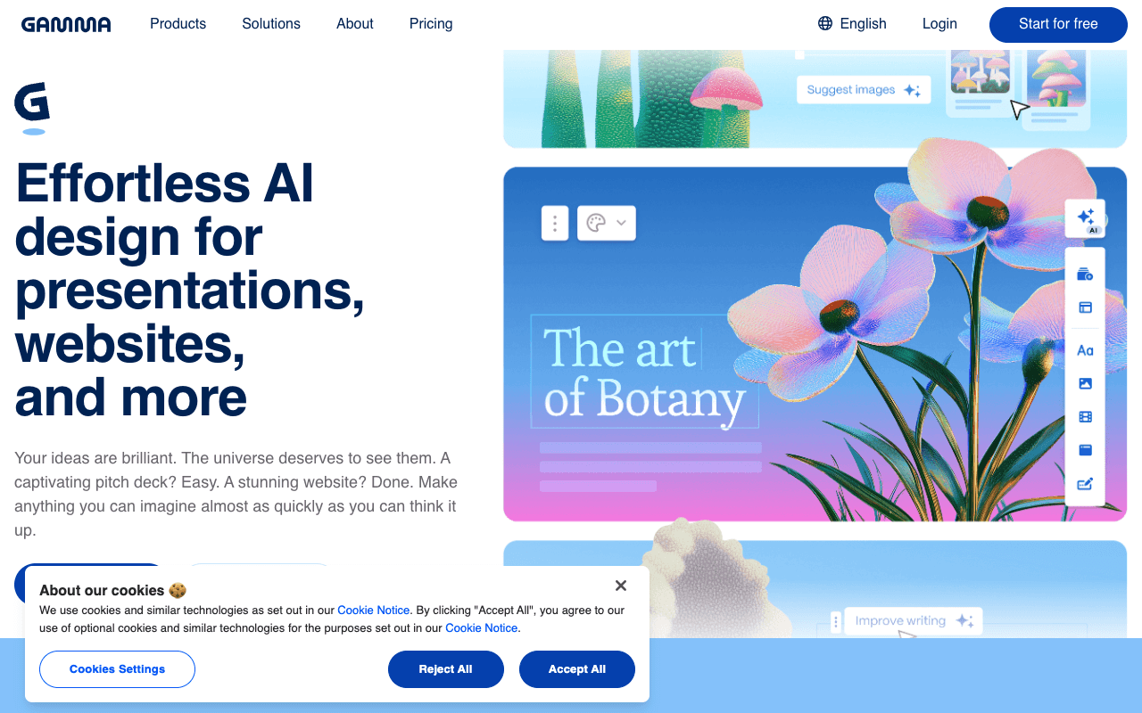 Gamma екранна снимка