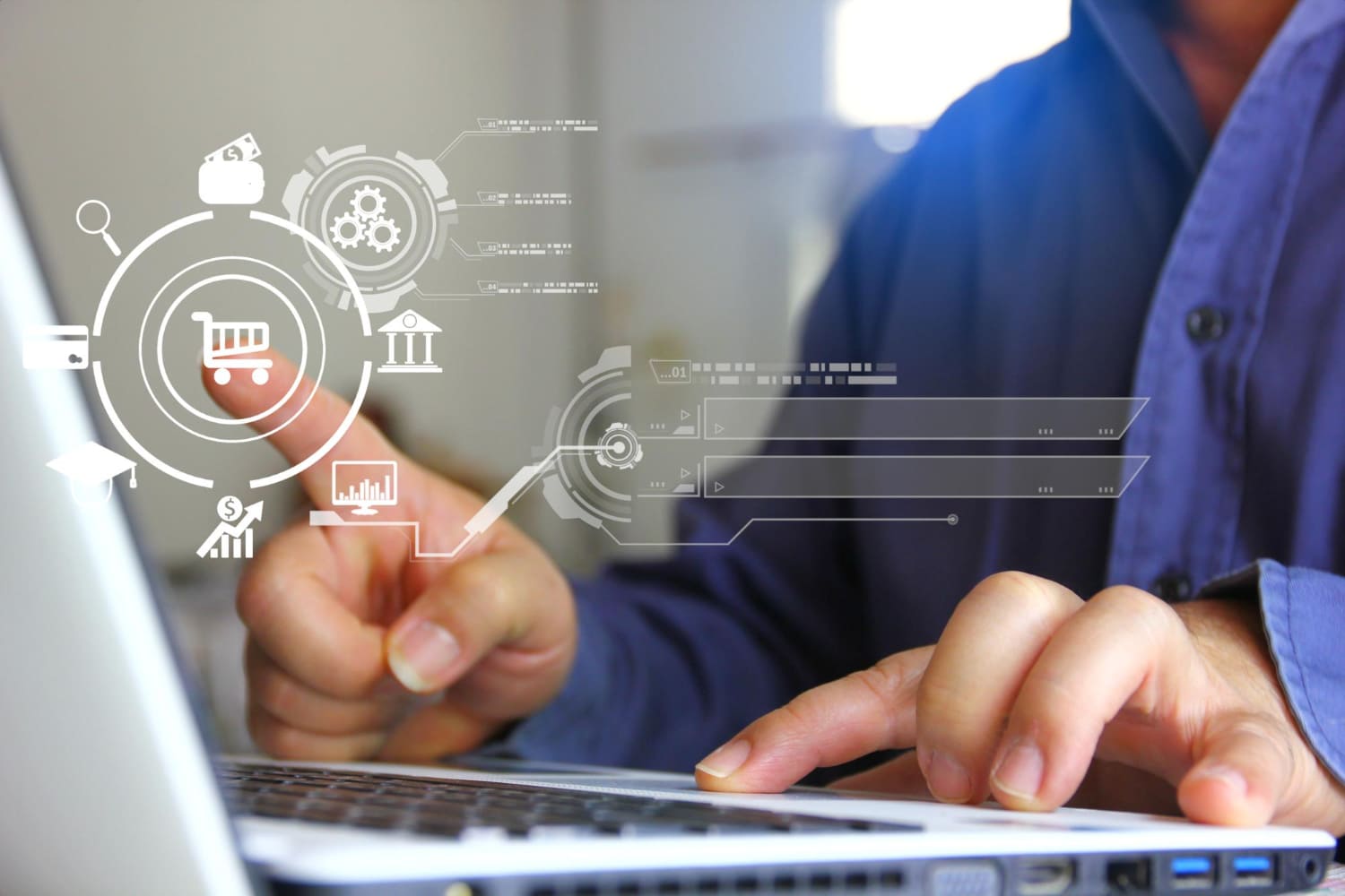 What does sales process automation involve?