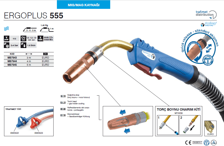 Trafimet Ergoplus 555 Mig Torcu