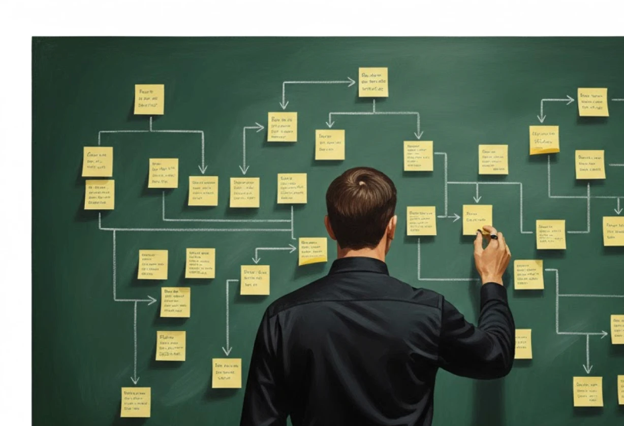 Envelope containing recommendations like “Fix churn spike” and “Action,” symbolizing actionable insights.