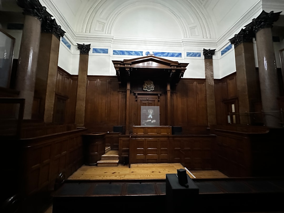 Courtroom setting where an FDCPA violations Michigan lawsuit is argued