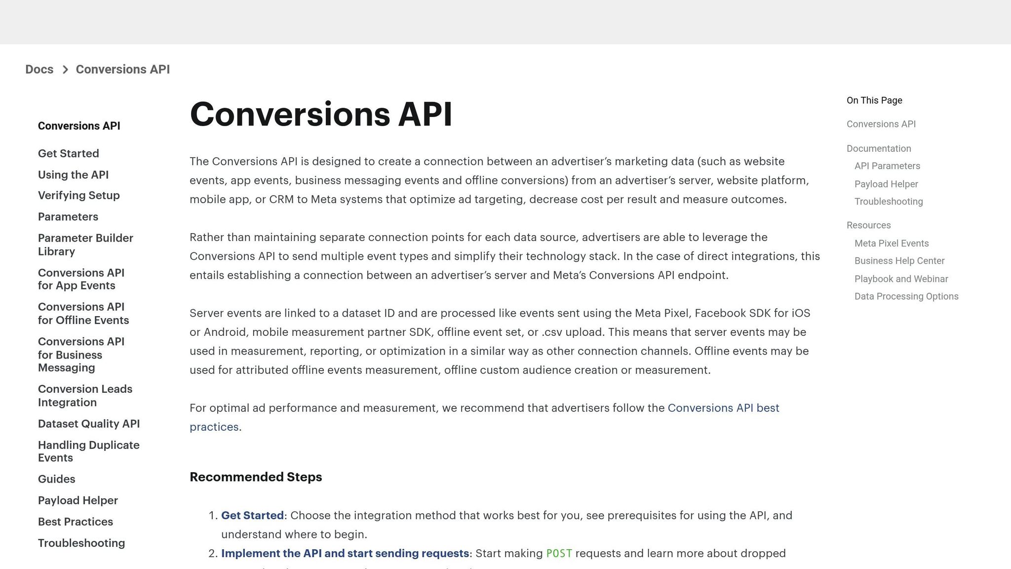 Meta Conversions API