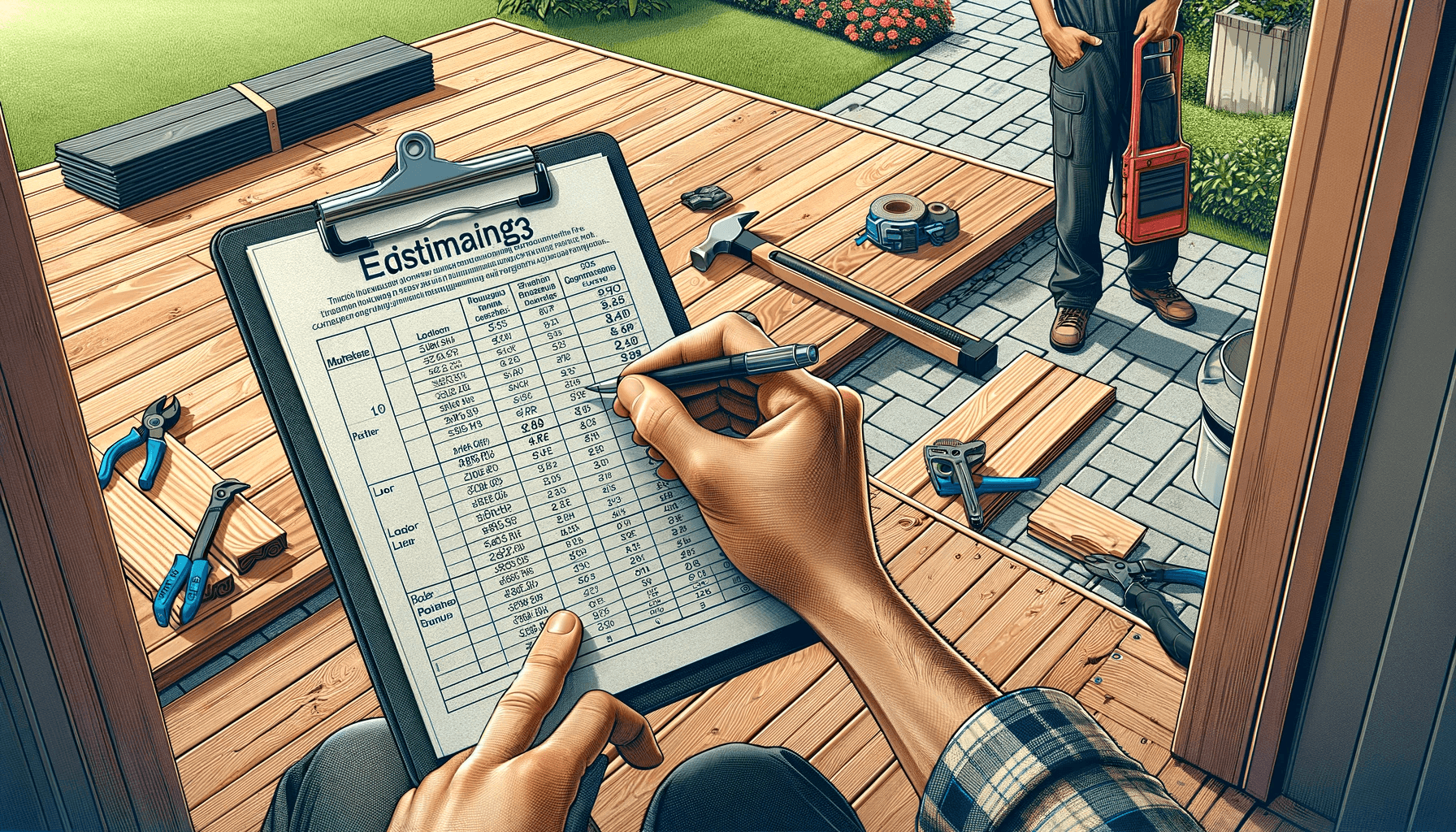 Estimating deck repair costs