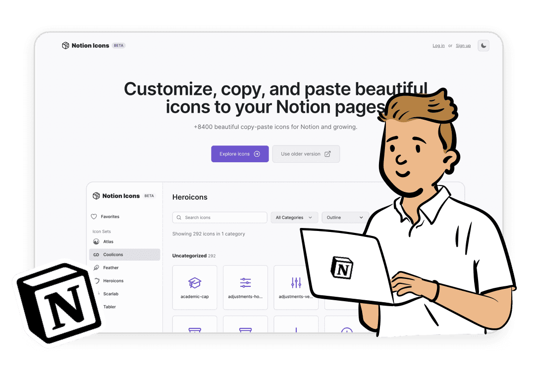 Best 10 Notion Icons - Make your Notion aesthetic