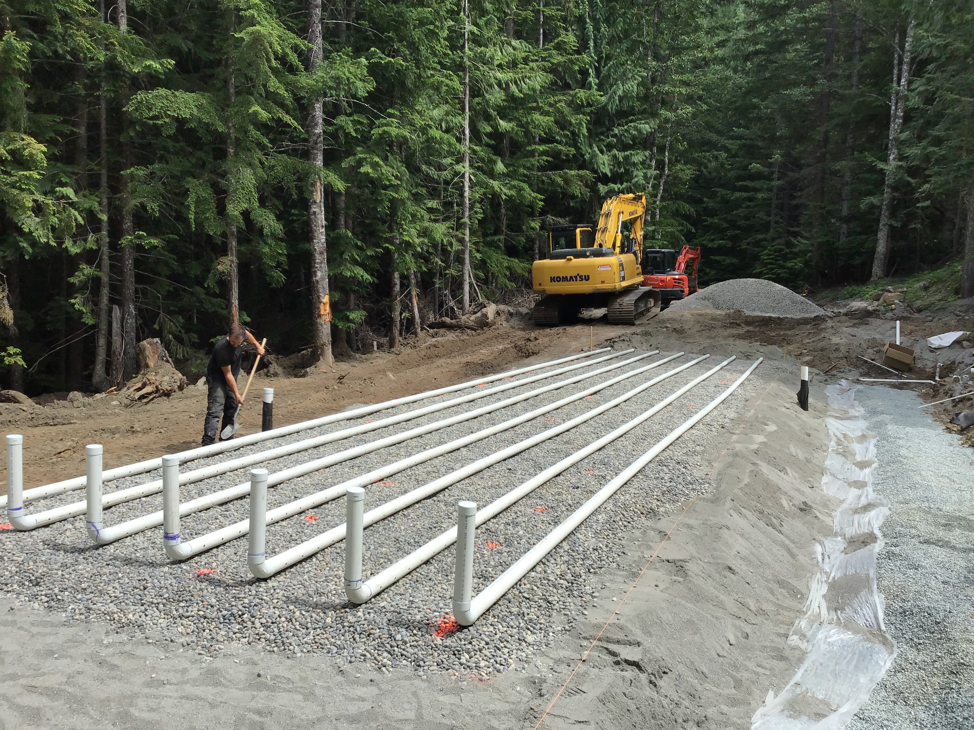 Site Prep and Septic Installation Vancouver Island Nanaimo BC