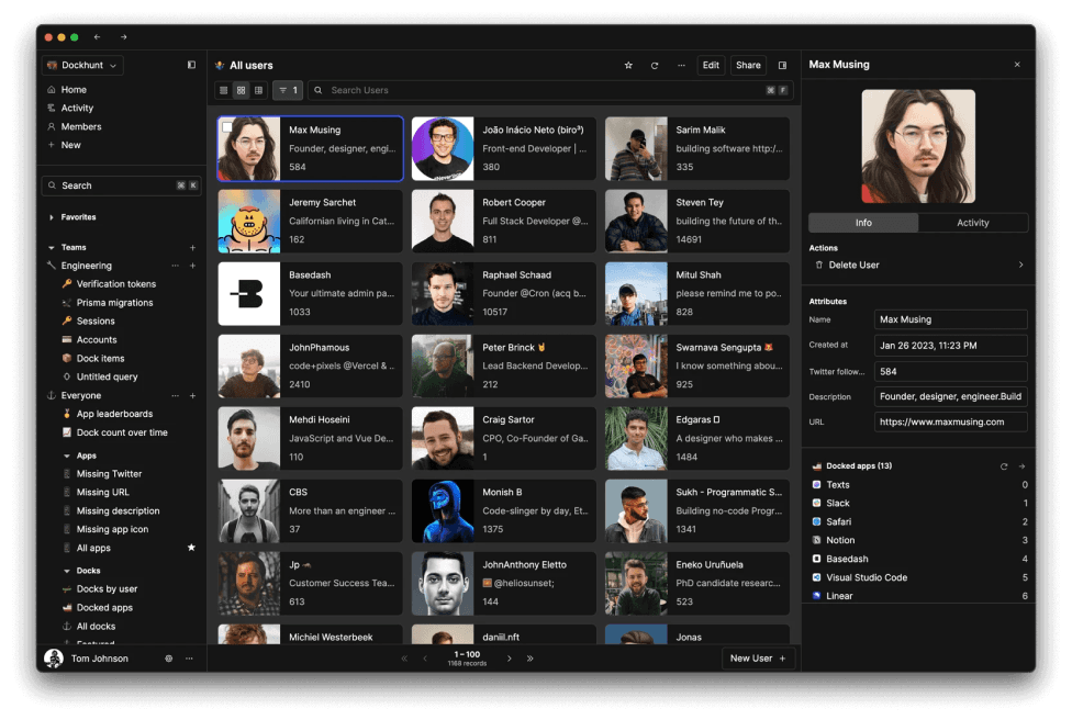 Basedash | The admin interface for your data