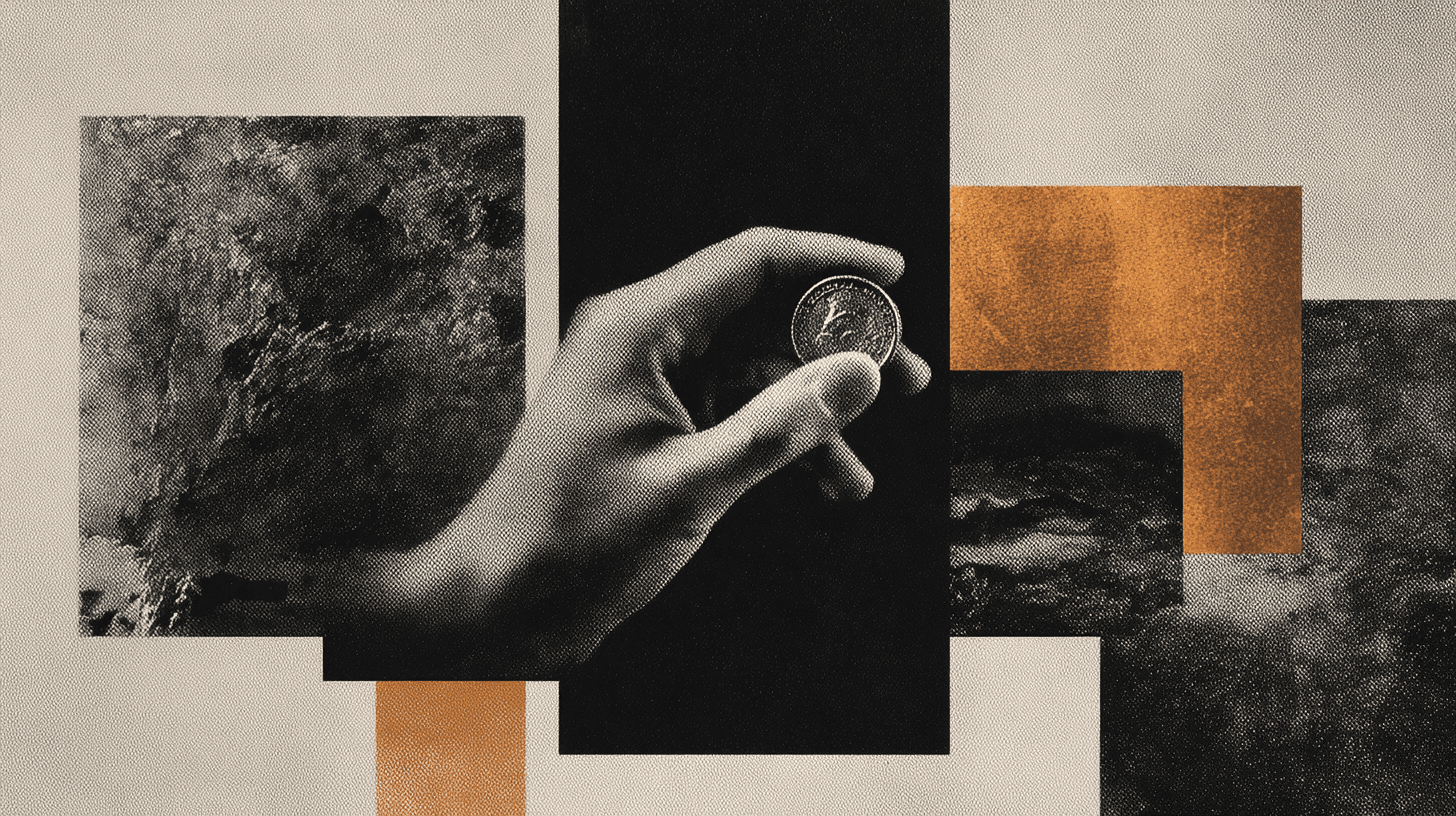 Weathered Stone Caesar Coin