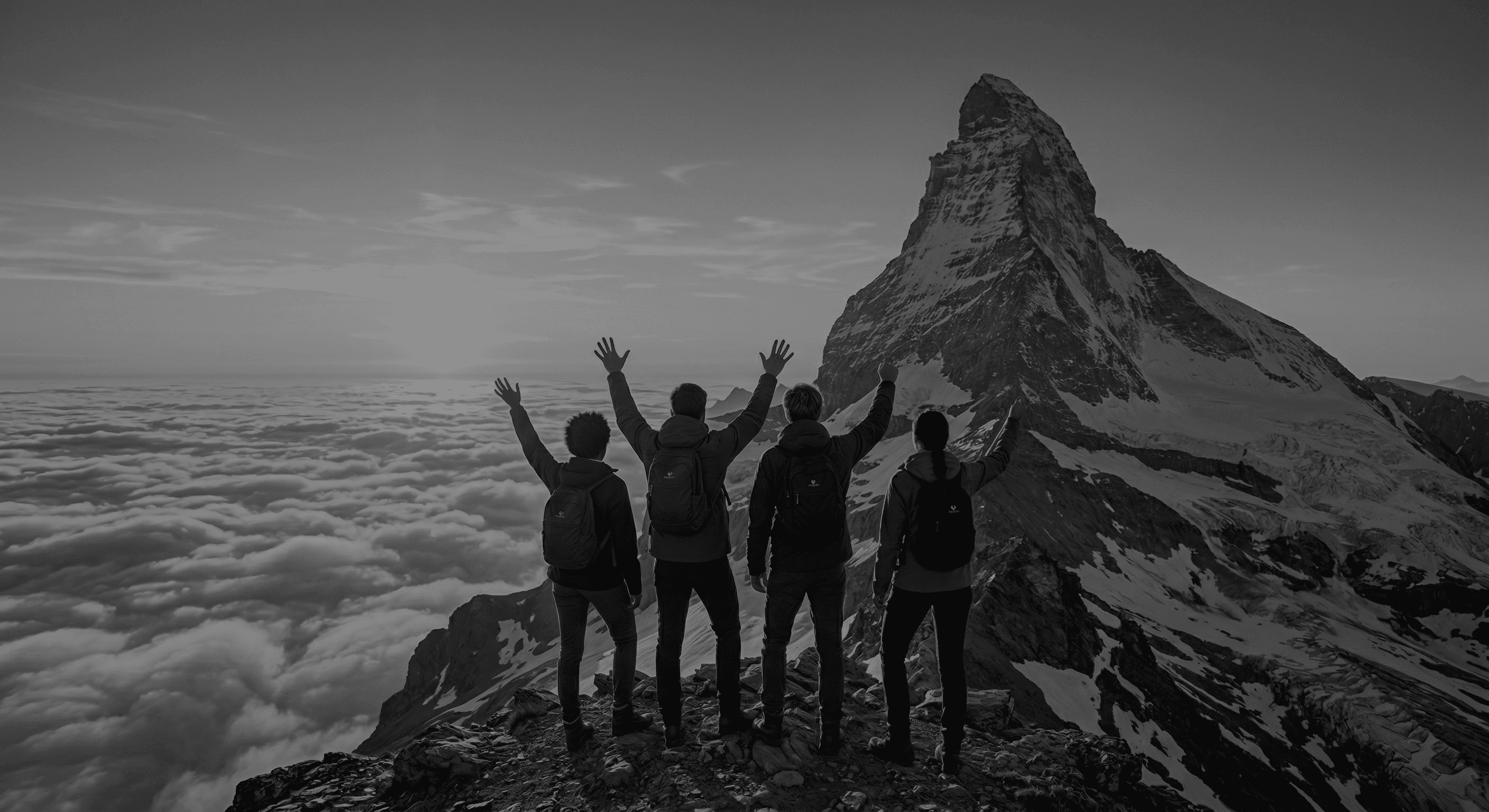 Snowboarder carving a turn on a snowy slope.