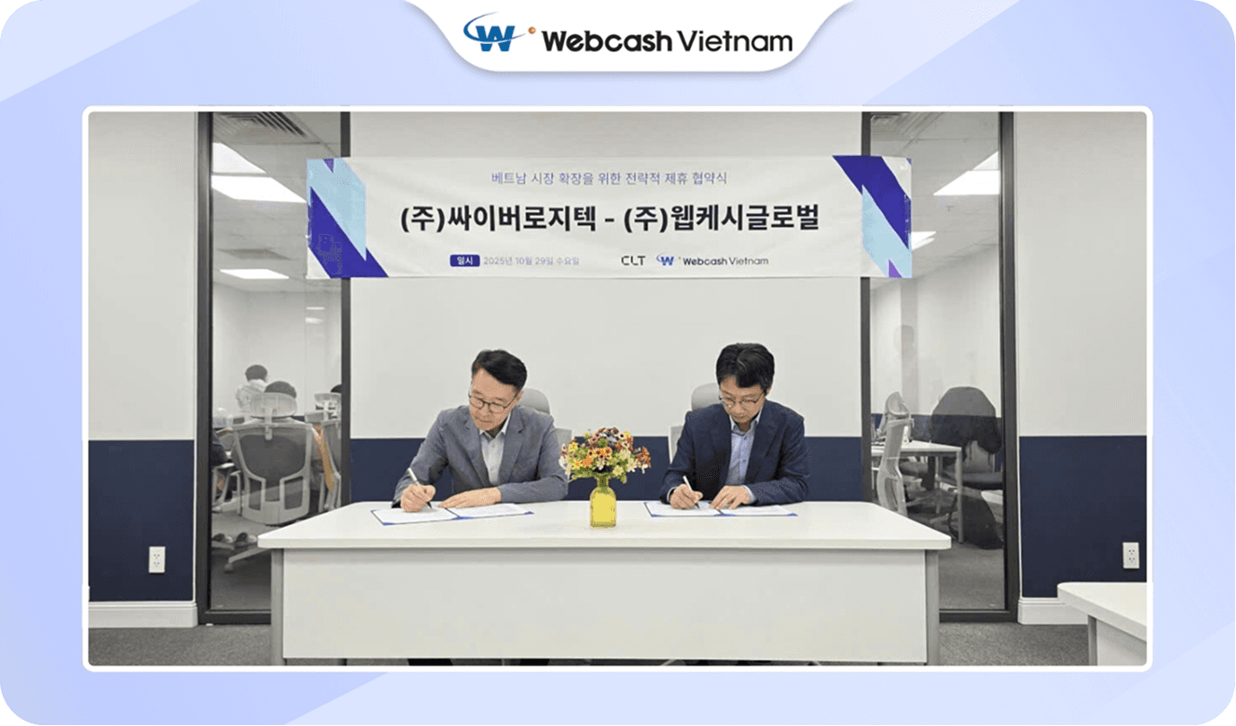 Webcash Global và CyberLogitec thúc đẩy chuyển đổi số