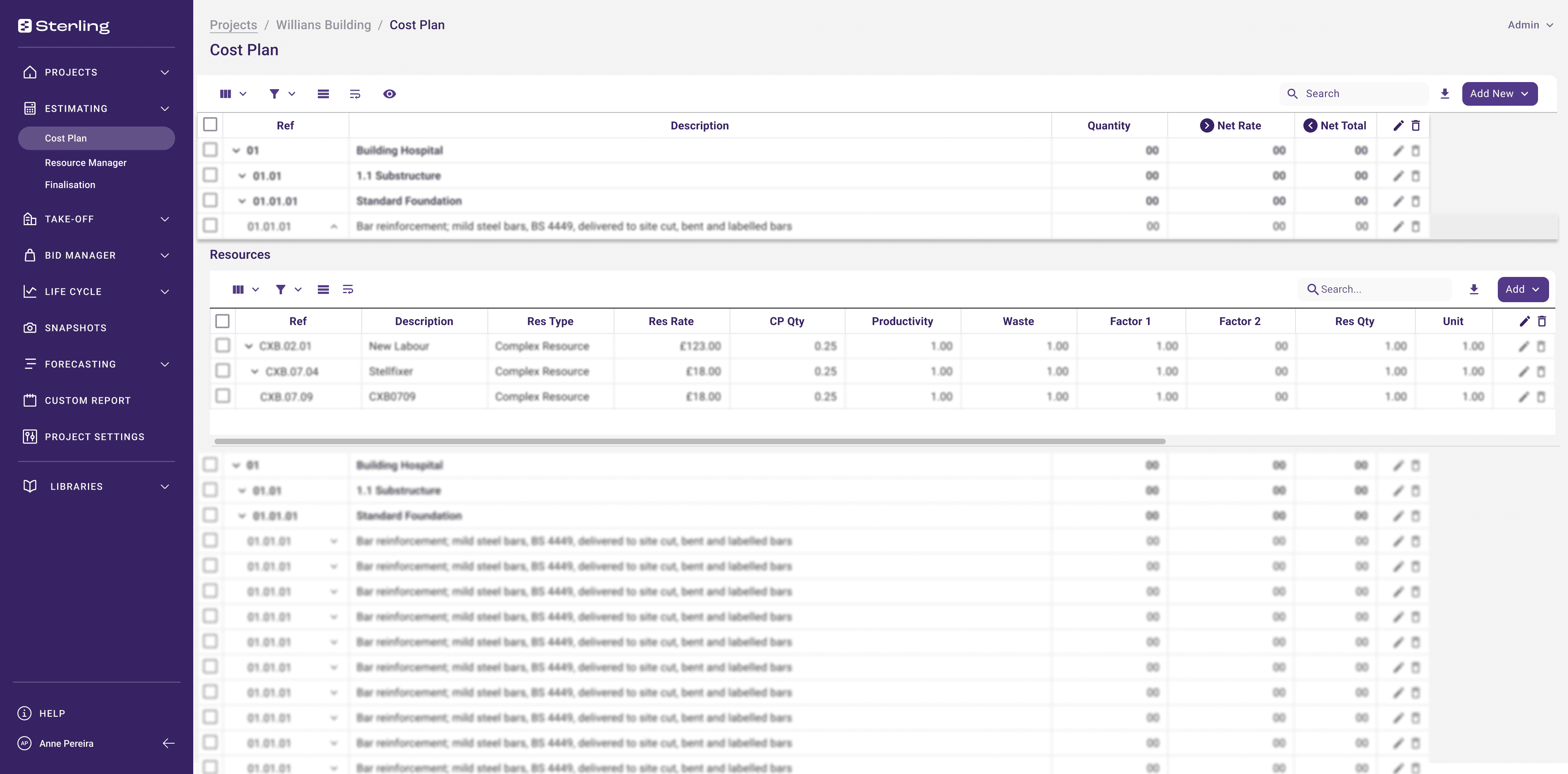 Drag and drop functionality