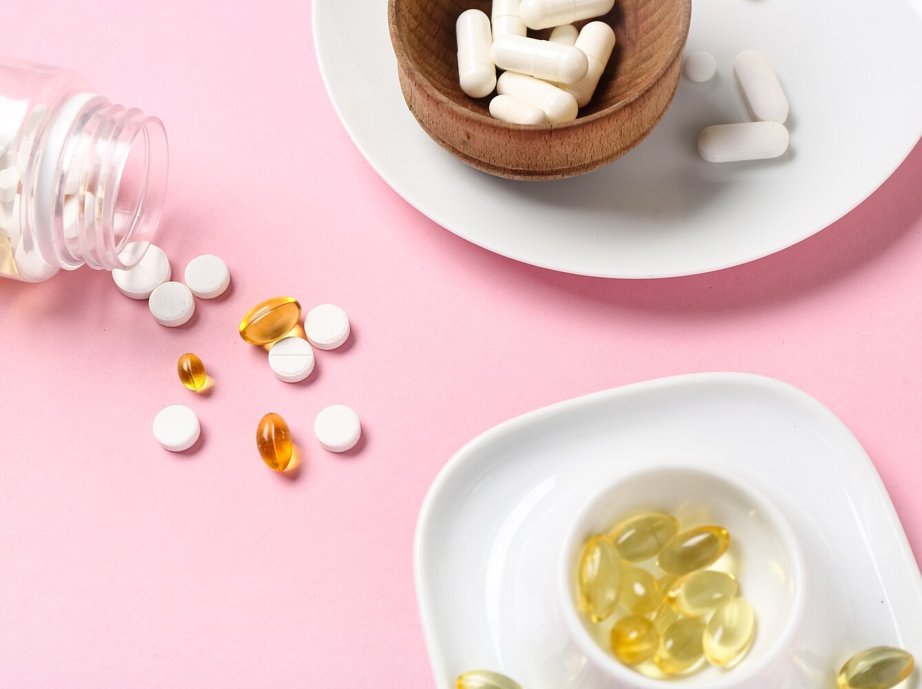 various generic weight loss medications on a surface that may not work