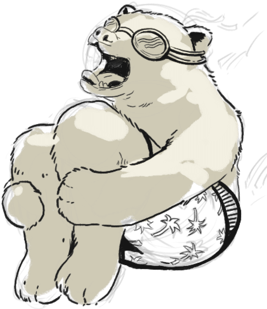 Magma에서 그린 북극곰 스케치