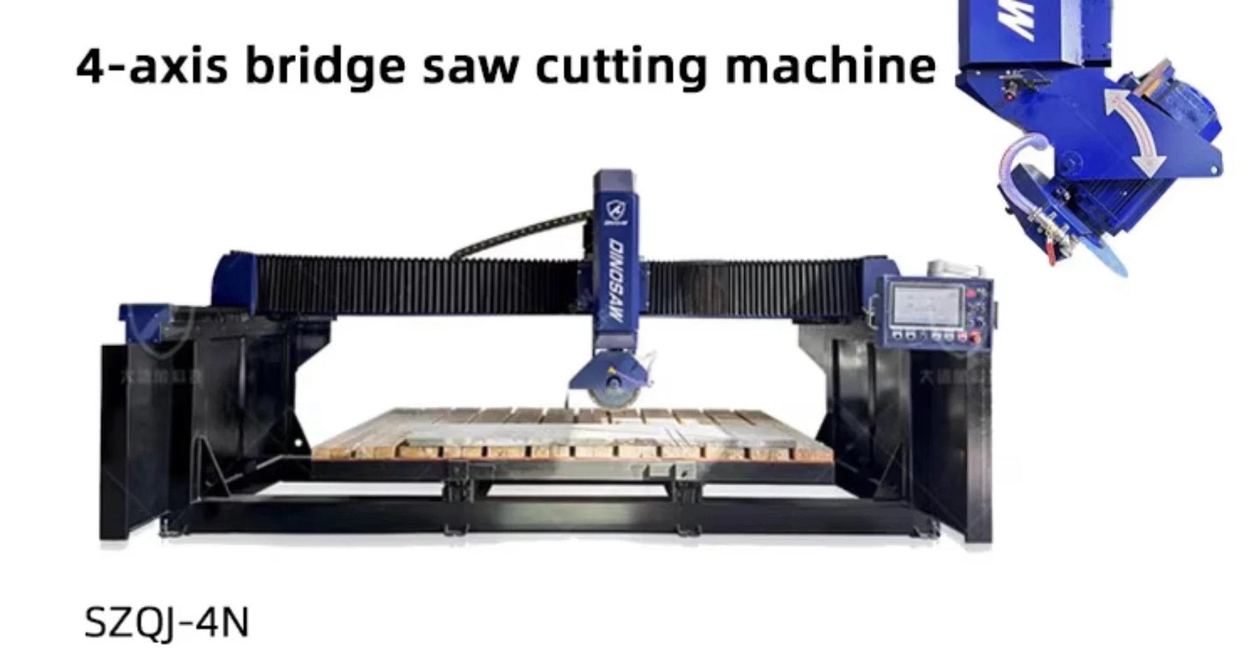 4+1 Axis Bridge Cutting Machine