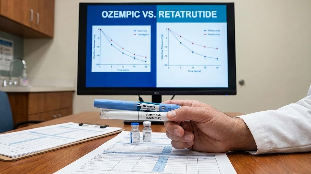 Ozempic vs retatrutide
