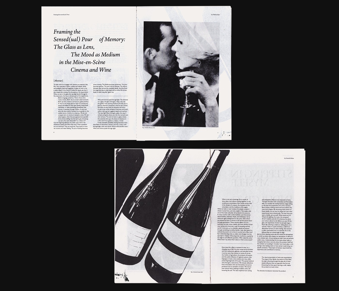 Entry Wine — print detail, paper and finish