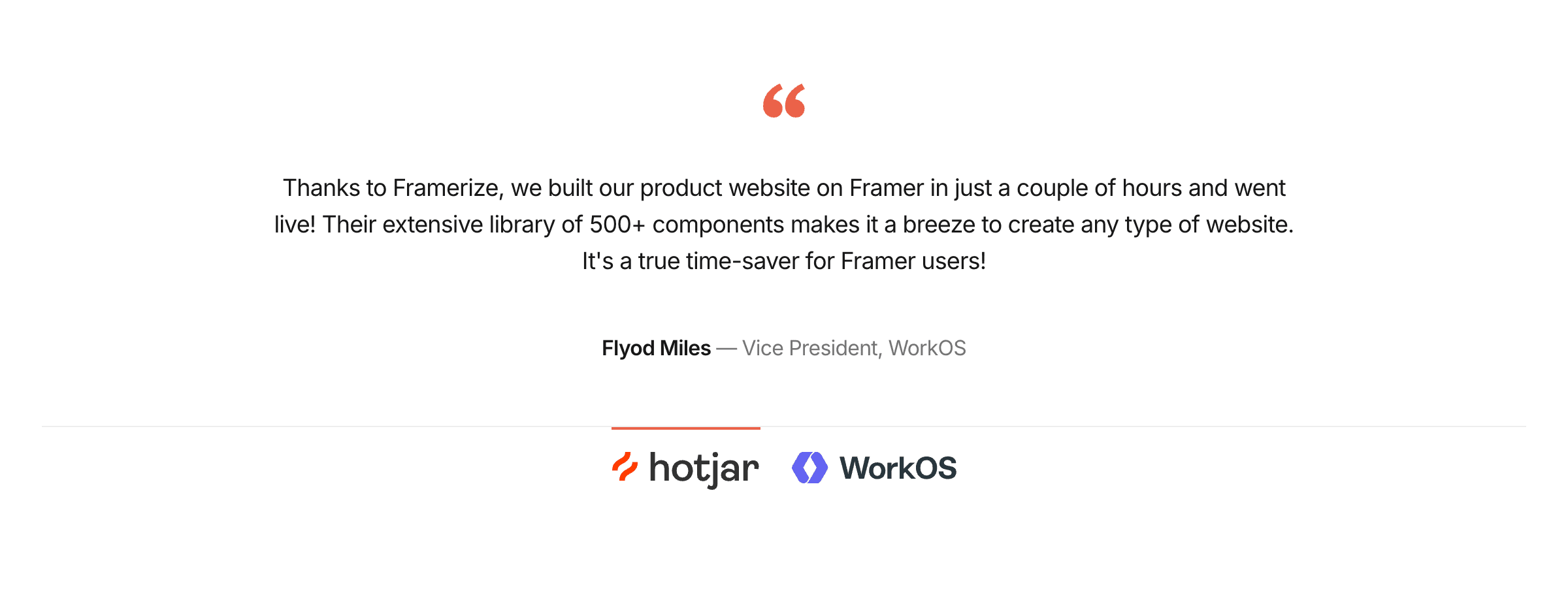 Testimonial Component / 012