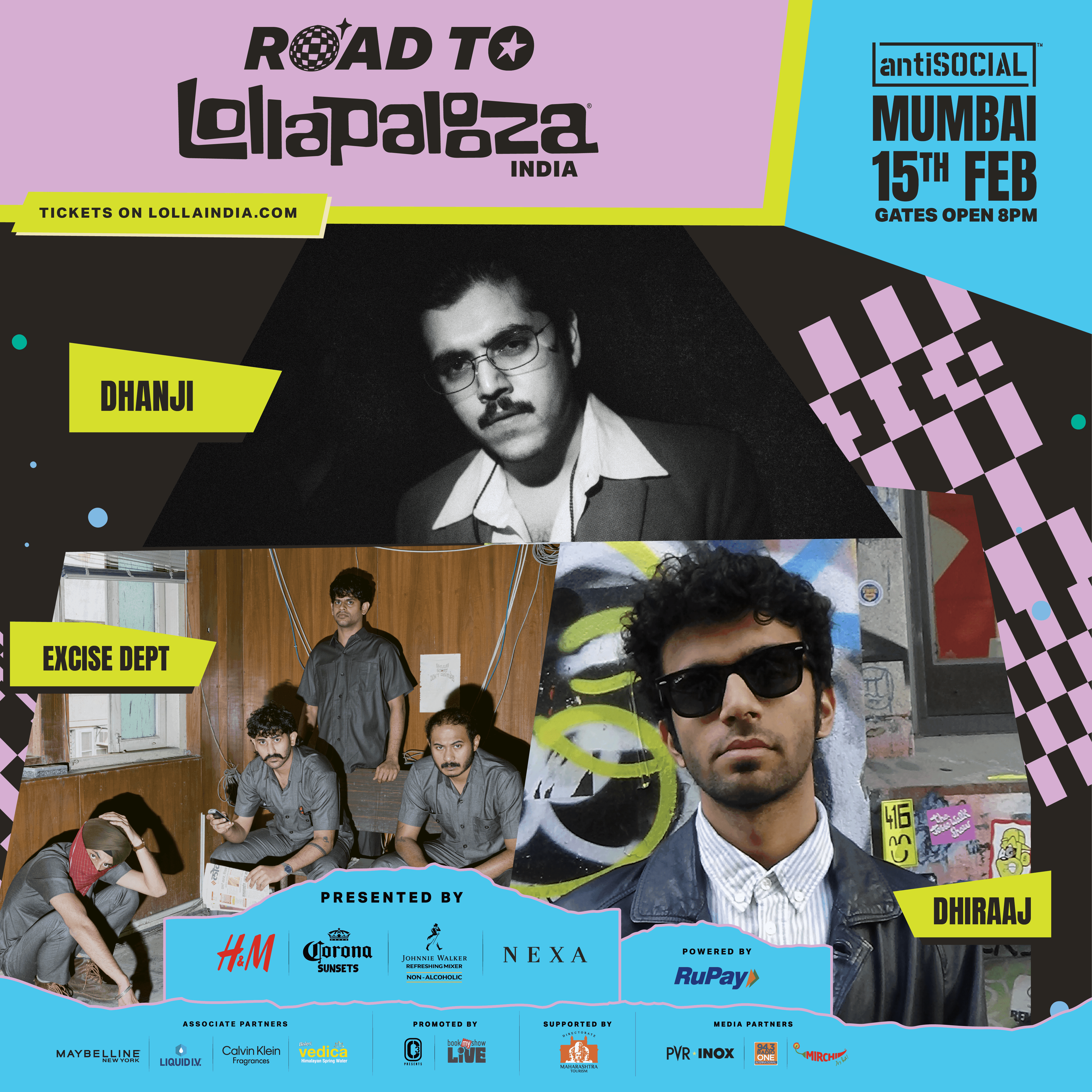 Road to Lollapalooza, dhanji 