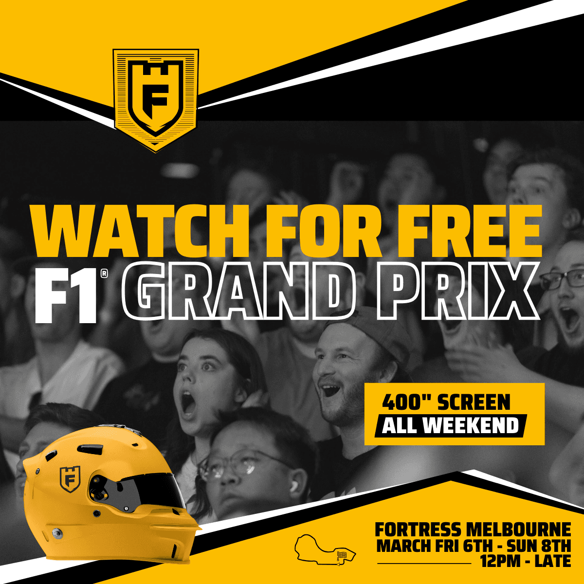 F1 Grand Prix at Fortress Melbourne 