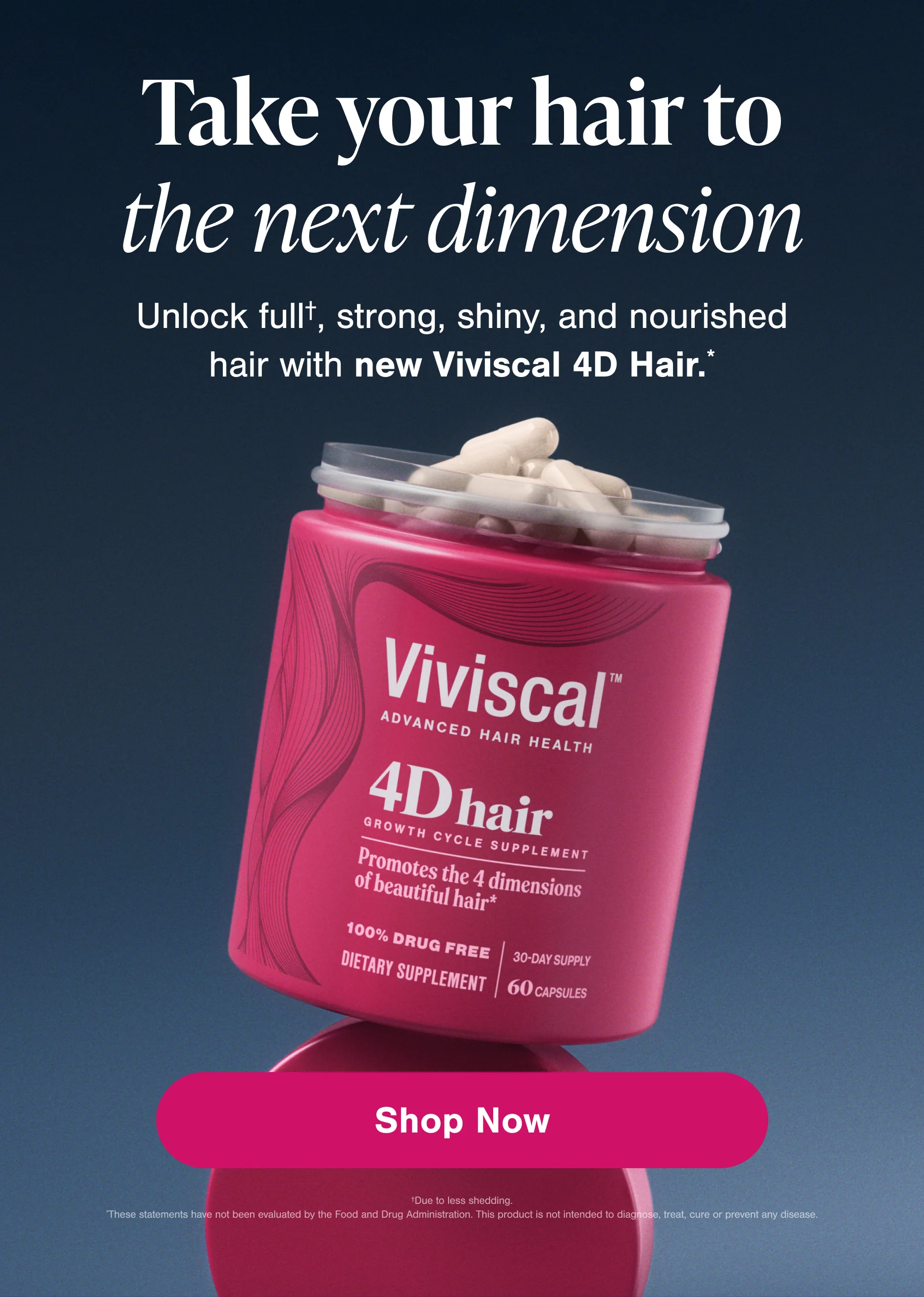Viviscal purchase supporting menopause nonprofit donation campaign