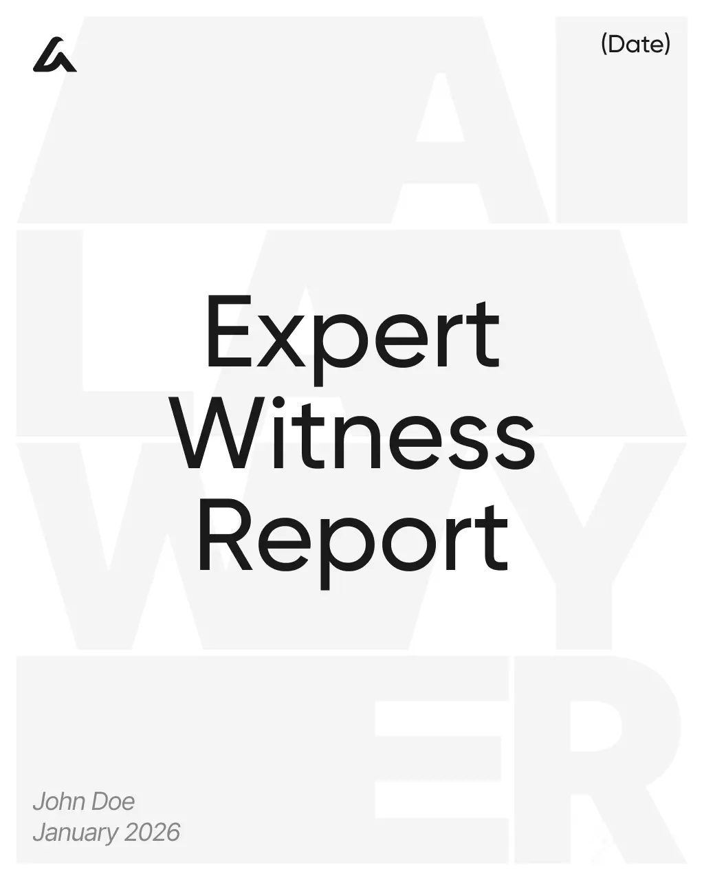Expert Witness Report