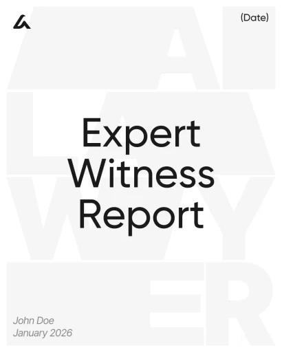 Expert Witness Report