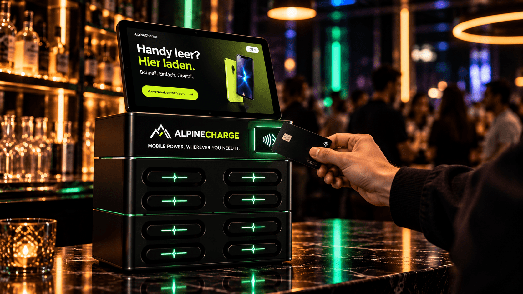 AlpineCharge Charging Station – Produktansicht