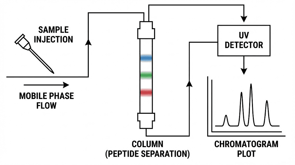 how to read peptide elotion
