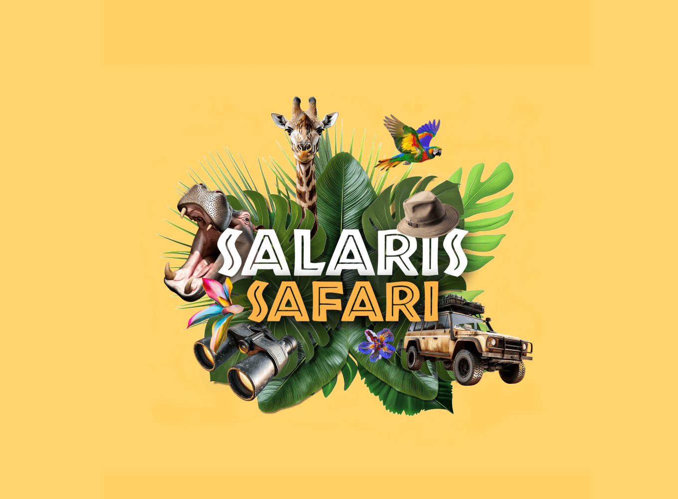 Campagne huisstijl voor Salure Salaris Safari door Freelance Brand Designer Michiel Nagtegaal / Mr. Upside