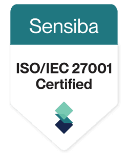 Sensiba ISO IEC 27001 Digital Certification