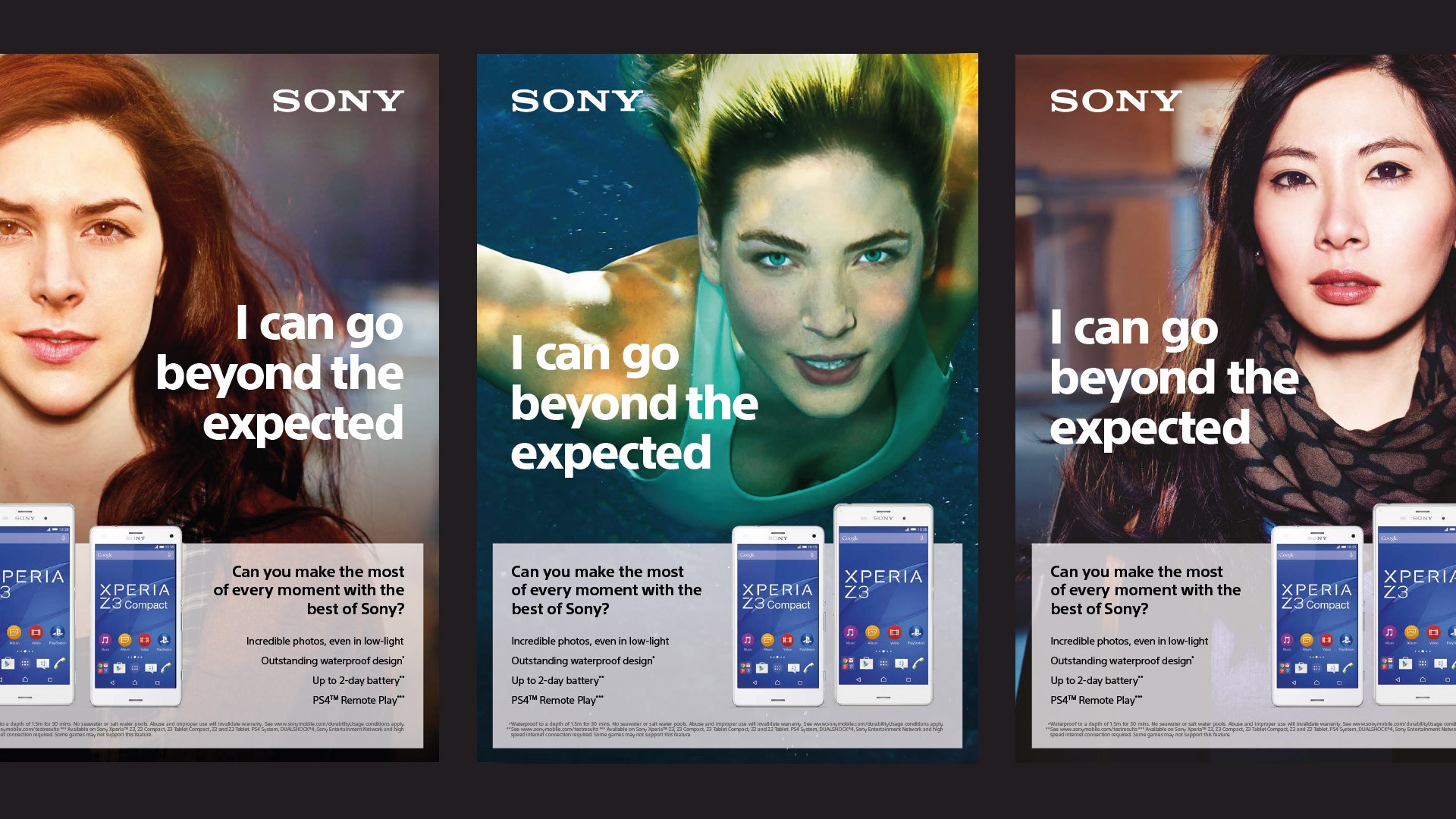 Homescreen with open bottom drawer