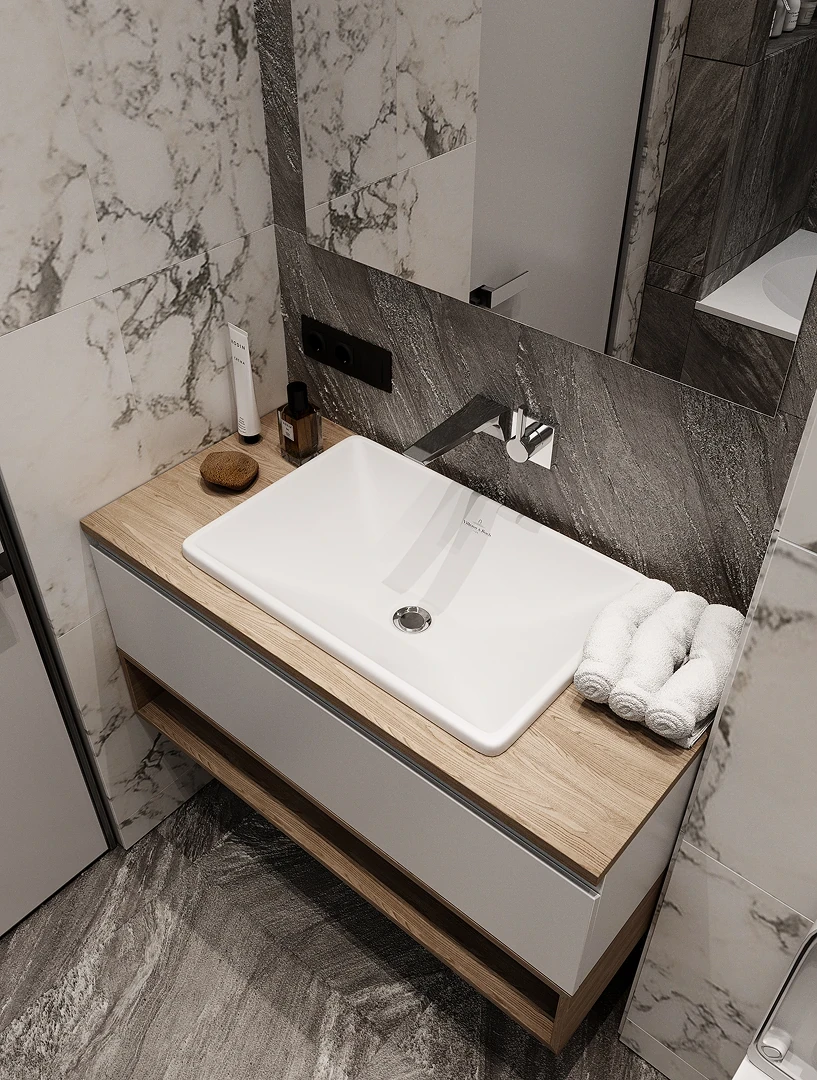 Arête longitudinale : bord net, reflet contenu, continuité des plans, Luxembourg.