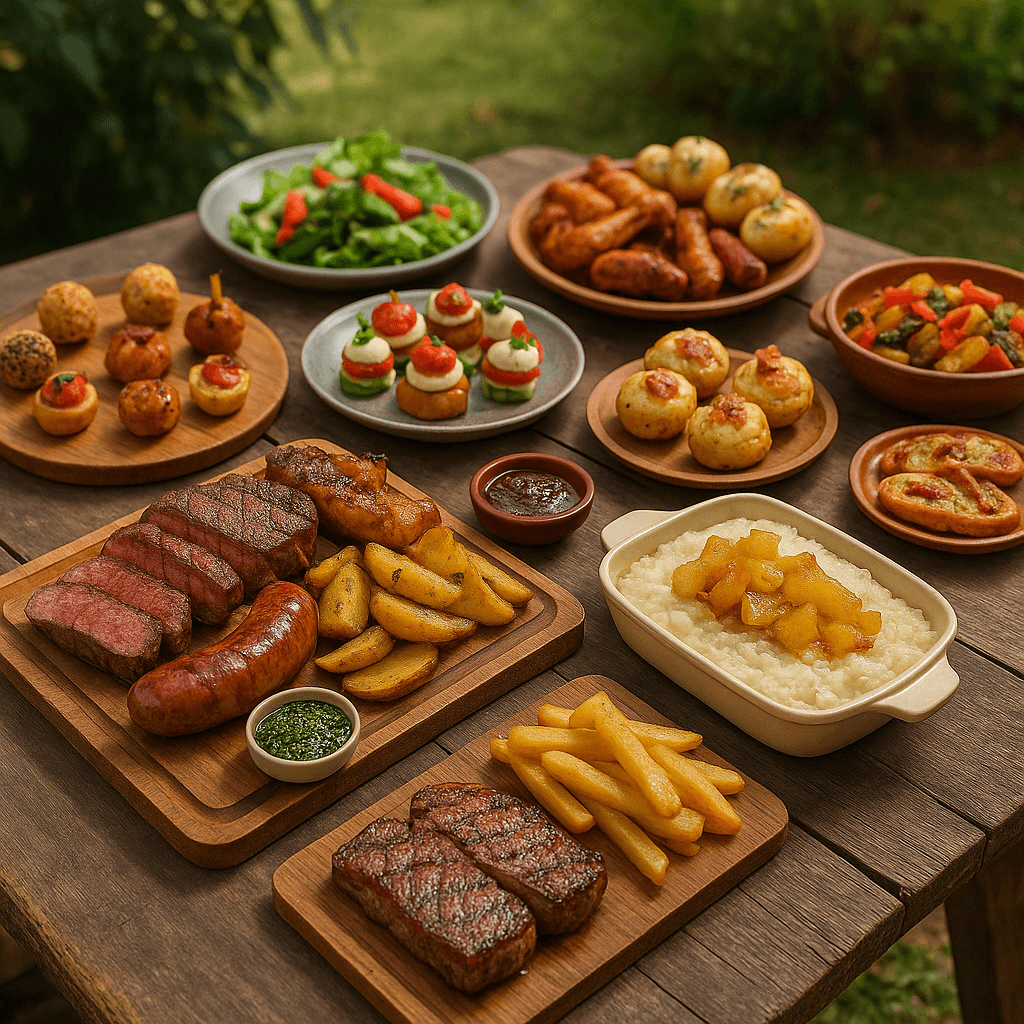 Garçom‑barista oferece espresso recém‑tirado em copo biodegradável, reforçando a hospitalidade sustentável do stand.