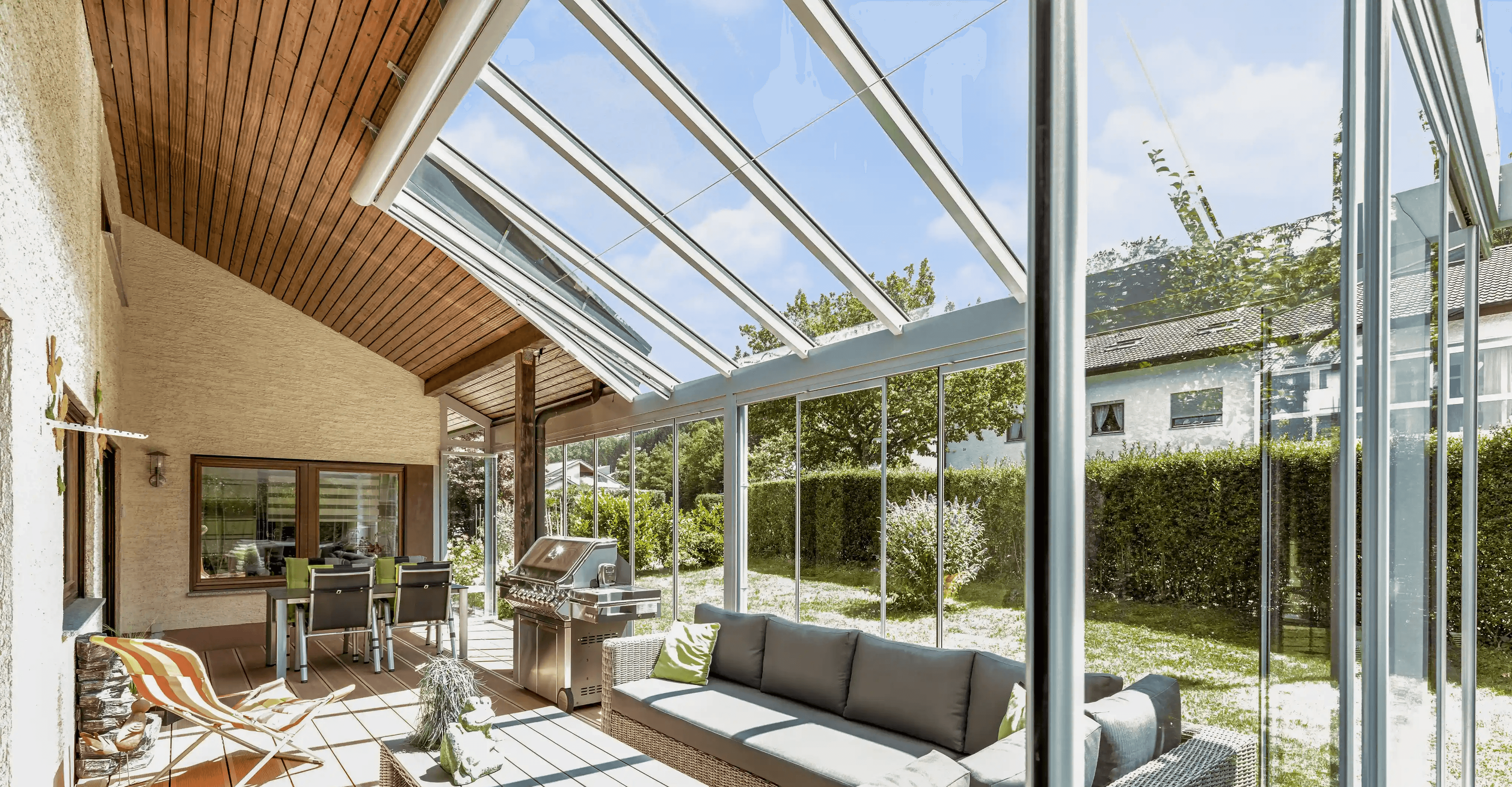 Referenzbild eines Kaltwintergartens für die Link Section: Zu den Kaltwintergarten
