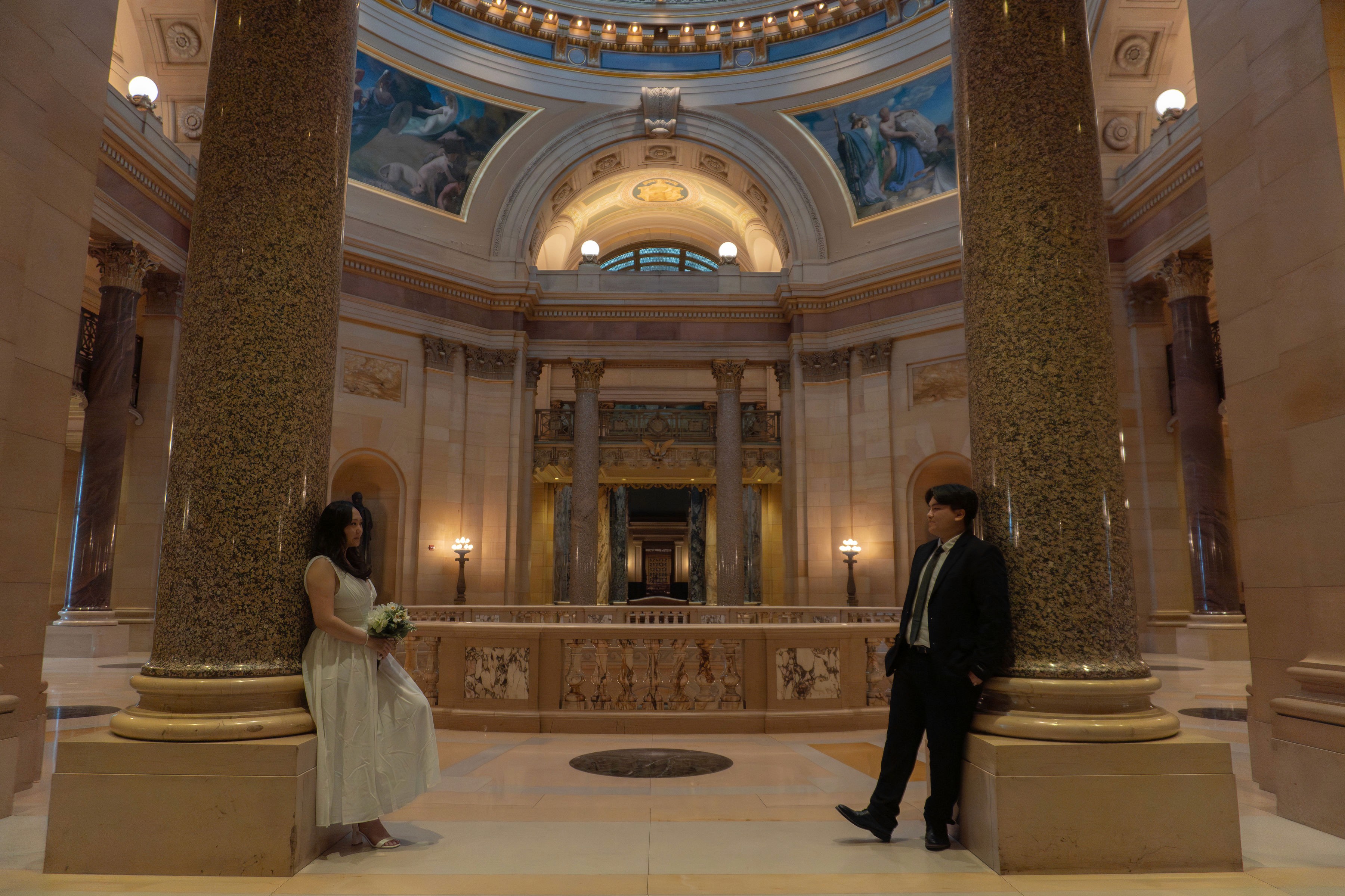 Couple looking at each other, Romantic