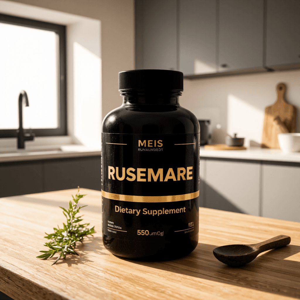 product photography of a bottle of dietary supplement tablets