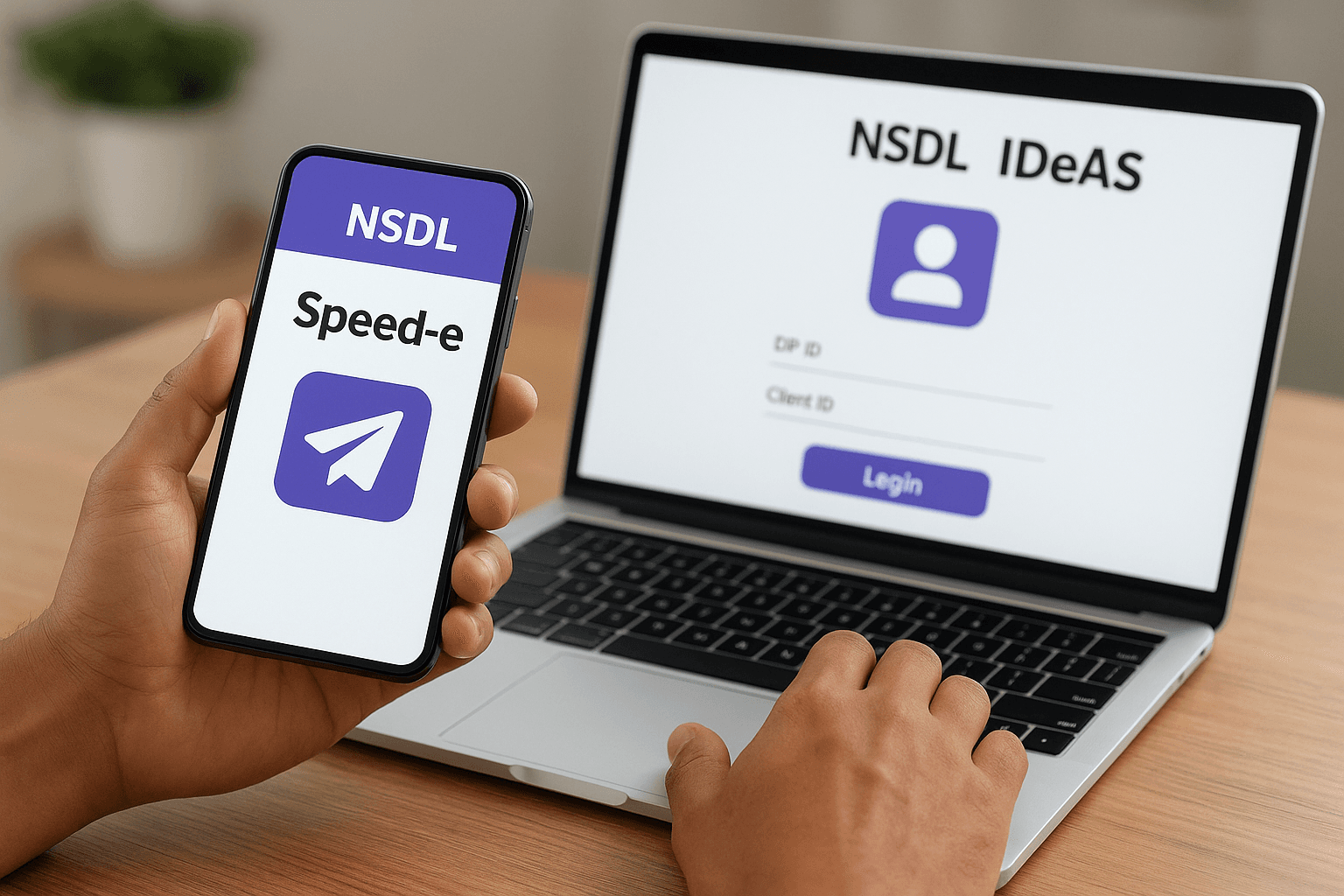 Set up NSDL Speed-e and IDeAS
