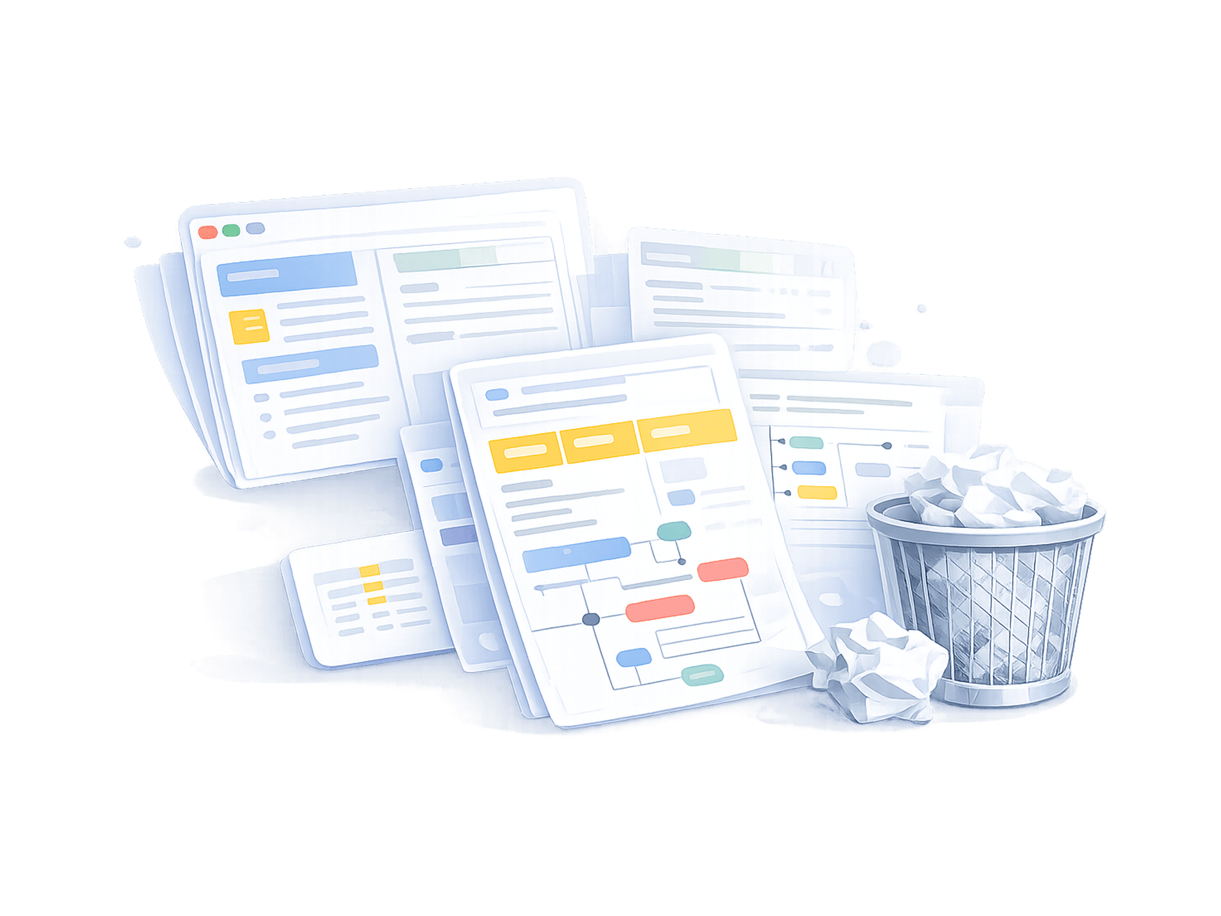 Produire des livrables vite abandonnés