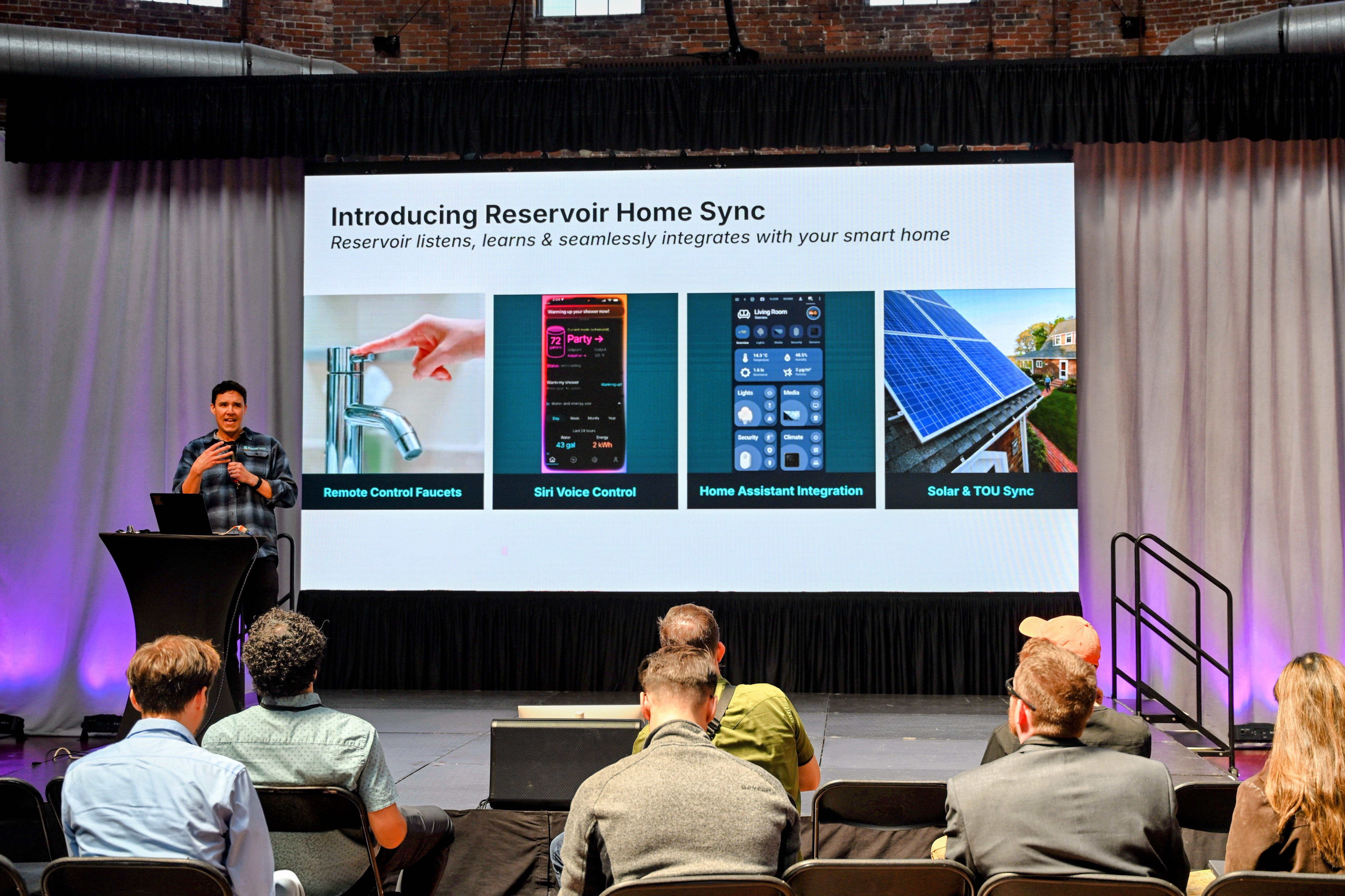 Luke Winston-Almanzar presenting at ClimaTech Boston 2026