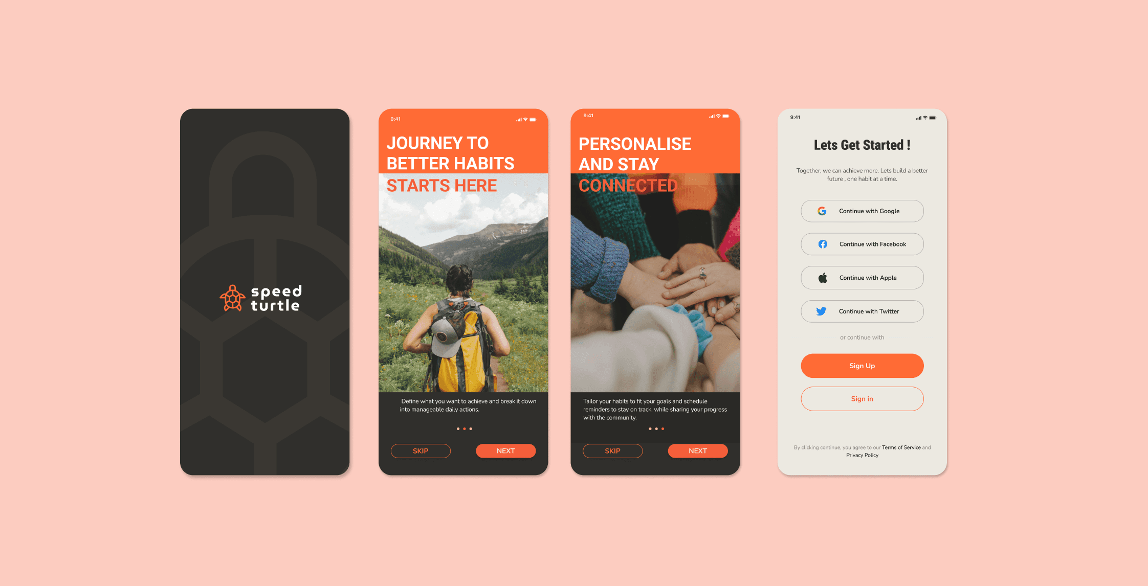 a black cellphone with a white letter on it