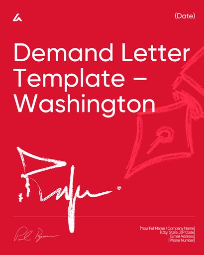 Demand Letter Template – Washington